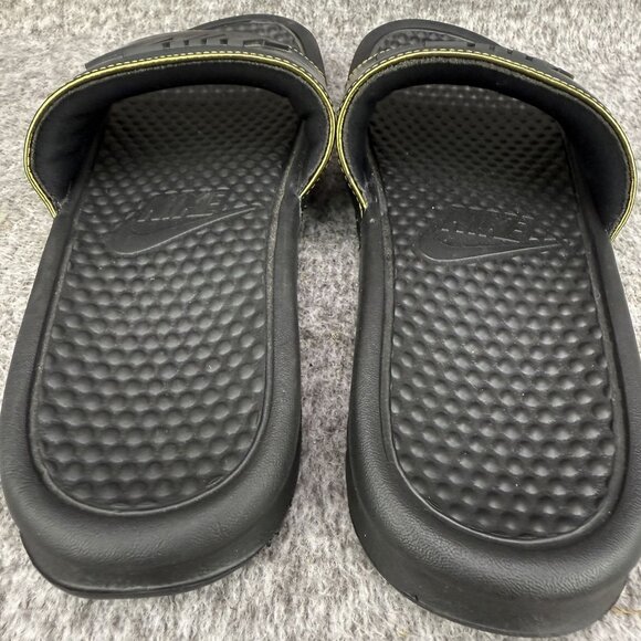 ✅Mens 8 NIKE AIR BENASSI JDI ELECTRO GRN SLIDES Casual Comfort Summer Shoes - Picture 3 of 13